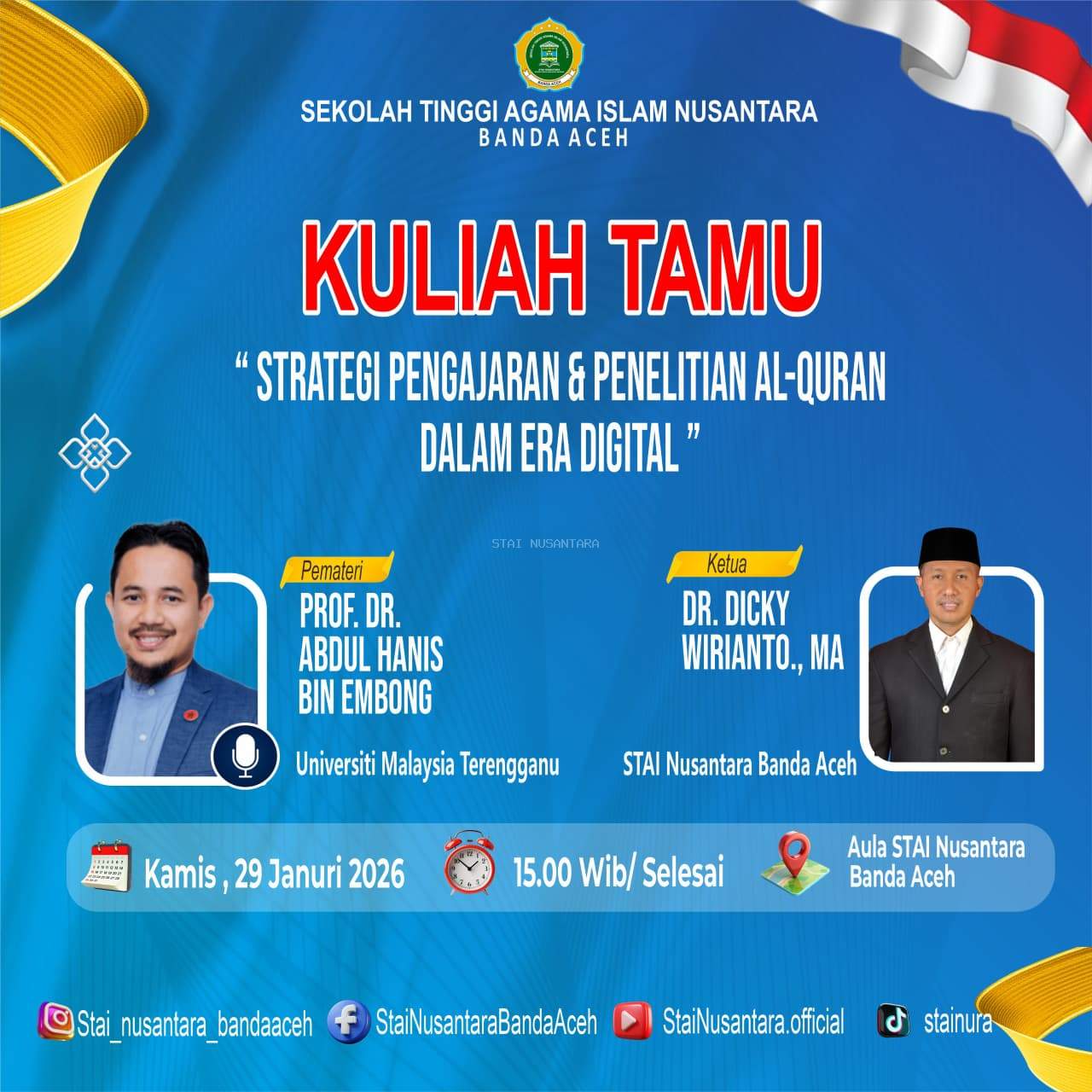 Membumikan Al-Qur’an di Era Digital: STAI Nusantara Gelar Kuliah Tamu Internasional